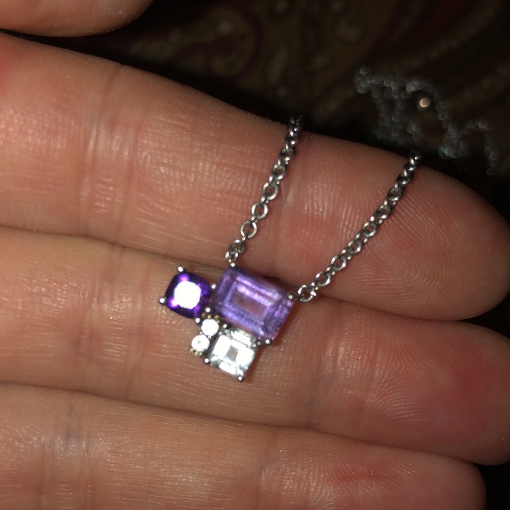 Purple Amathus necklace